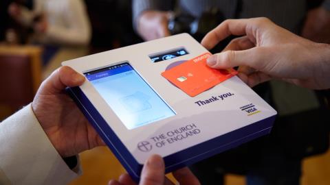 Church of England Successfully Launches Nationwide Rollout of Contactless Giving Devices