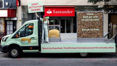 Zopa’s Marketing Stunt Encourages Consumers to Take a Bite of Biscuit